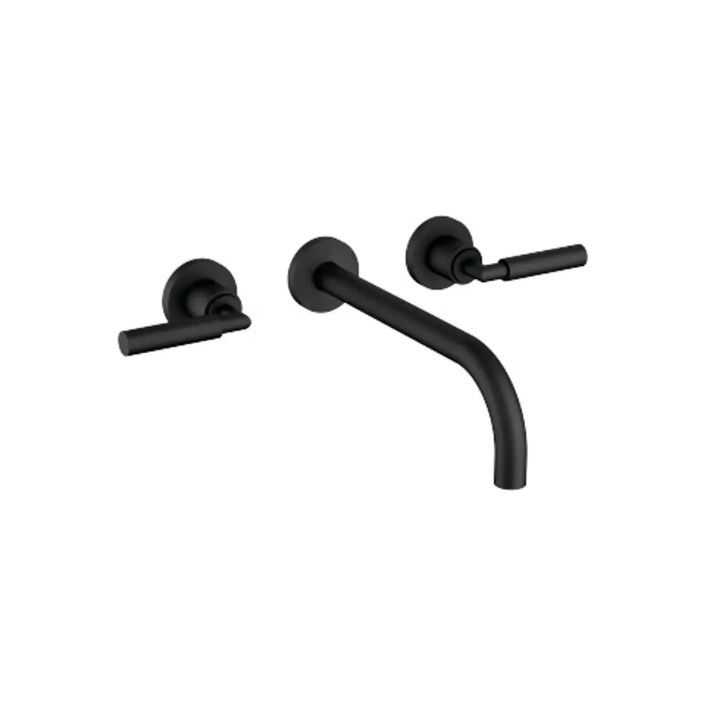 Dornbracht-TARA.-Waschtisch-Wandbatterie-ohne Ablaufgarnitur-Ausladung 240mm-schwarz matt, 36717882-33 Galeriebild 1